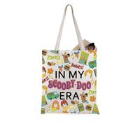 JTOUK Dog Cartoon TV Show Animated Characters Tote Bag - Scooby Era Gift for Cartoon Lovers (Doo Tote EU)