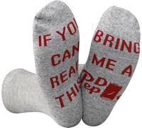 JTOUK Drinking Gift Novelty Socks for Men Women Carbonated Drinks Lover Gift