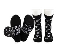 JTOUK Electrician Gift Electrical Lineman Gift It's An Electrician Thing You Wouldn't Understand Novelty Electrician Socks (UK, Alpha, One Size, Regular, Regular, Electrician Thing EU)
