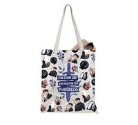 JTOUK Fan Fantasy Book Inspired Tote Bag Bookish Bookworm Gift for Romantasy Reading Lovers (For Every Tote EU)