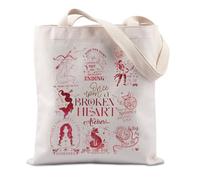 JTOUK Fantasy Fiction Inspired Tote Bag Fairy Tales Gift OUABH Series Gift SG Book Fans Gift for Book Lover (Broken Heart Tote EU)