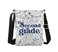 JTOUK First Day of Kinder Garten/1st Grade/2nd Grade/3rd Grade/4th Grade/5th Grade Crossbody Bag Back to School Gift for Daughter Mom (Second CB EU)
