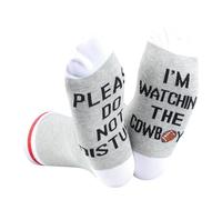 JTOUK Football Socks Player Lover Gift Please Do Not Disturb I’m Watching The C Socks Gift (Watching the Cowboys EU)