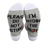 JTOUK Football Socks Please Do Not Disturb I’m Watching The C Socks Gift For Football Lover (Watching the Chiefs EU)