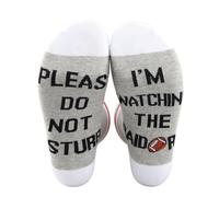 JTOUK Football Socks Please Do Not Disturb I’m Watching The R Socks Gift For Player Men (Watching the Raiders EU)
