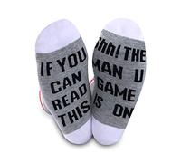 JTOUK Football Team Gift Football Fans Gift If You Can Read This The Game is On Socks
