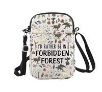 JTOUK Forbidden Forest Gift Magic Kingdom Crossbody Bag Wizard School Gift for Magic Lover (Forest CR EU)