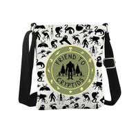 JTOUK Friend to Monster Crossbody Bag Cryptid Creatures Gift Cryptids Lover Biologist Gift (Friend to CB EU)