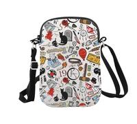 JTOUK Horror Book Lover Gift Literary Gift Stepen Reader Writer Gift Canvas Tote Bag (S King CR EU)