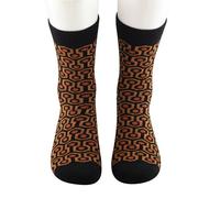 JTOUK Horror Movie Inspired Gift Halloween Party Gift Overlook Hotel Carpet Horror Socks for Scary Movie Lover (L, Overlook Hotel Carpet EU)