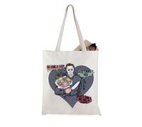 JTOUK Horror Movie Theme Gift Horror Character Gift I'm Vanilla Baby Tote Bag Horror Killer Lover Gift (Vanilla Baby Tote EU)