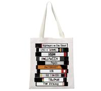 JTOUK Horror TV Show Merchandise Gift Serials Killer Inspired Horror Movie Lover Gift Scary Halloween Party Gift Tote Bag (Nightmare Tote EU)