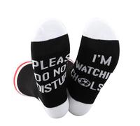 JTOUK I’m Watching The Soccer Socks Football Lover Gift Soccer Player Soccer Fan Gift (UK, Alpha, One Size, Regular, Regular, Chel Socks EU)