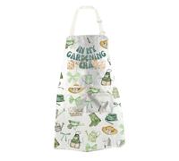 JTOUK In My Gardening Era Kitchen Apron Gardener Gift Garden Lover Gift Garden Gift Cute Plant Mom Gift Mother’s Day Gift (Gardening Era Apron EU)