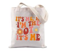 JTOUK It's Me Hi I'm The OT It's Me Tote Bag Physical Therapy Gift Pediatric Occupational Therapy Handbag Gift (OT It's Me Tote EU)