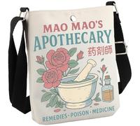 JTOUK Japanese Anime Inspired Gift Japanese Manga Gift Maomao's Apothecary Crossbody Bag (Apothecary CB EU)