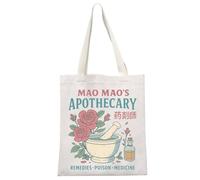 JTOUK Japanese Anime Inspired Gift Japanese Manga Gift Maomao's Apothecary Tote Bag (Apothecary ToteEU)