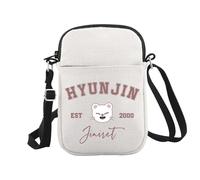 JTOUK Korean Pop Gift K-Pop Group Merch Kpop Boys Group Est 2000 Jiniret Crossbody Bag K-Pop Music Lover Gift (2000Jiniret CR EU)