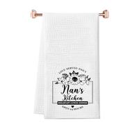 JTOUK Lolli’s Kitchen Towel Best Lolli Lala Nani Meemaw Nan Gram Nona Yiayia Ever Gift Grandma Birthday Merch (Love Nan Towel EU)