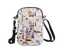 JTOUK London Gift London England Souvenir In My Going To London Era Crossbody Bag London Travel Gift For London Traveller (London Era CR EU)
