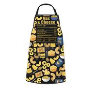 JTOUK Mac & Cheese Kitchen Apron Macaroni And Cheese Gift Food Themed Gift (Mac Cheese Apron EU)