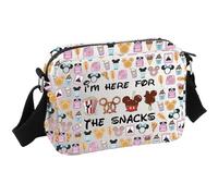 JTOUK Magical Inspired Gift Family Vacation Trip Gift I'm Here For The Snacks Mouse Family Trip Snacks Zipper Crossbody Bag (For The Snacks HKB EU)