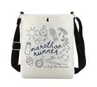 JTOUK Marathon Runner Crossbody Bag Runner Running Gift Run Sport Lover Merch Sporty Gift (Runner CB EU)