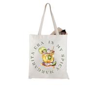 JTOUK Margarita Gift In My Spicy Margarita Era Tote Bag Tequila Cocktail Gift Margarita Drinking Lover Gift (Spicy Margarita Era EU)