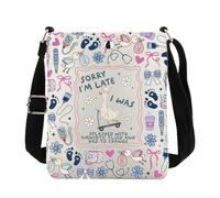 JTOUK Midwife Crossbody Bag Nursing Appreciation Gift Midwife Thank You Gift Obgyn Inspired Merch (Splashed CB EU)