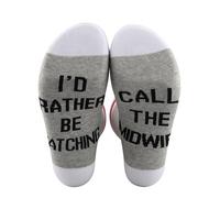 JTOUK Midwife Tv Show Socks TV Shows Inspire Gift C The Midwife Gift Tv Show Lover Socks Gift (Watching Midwife EU)