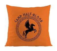 JTOUK Movie Inspired Gift Greek Mythology Book Themed Decor Gift Camp Half-Blood Throw Pillow Cover Cushion Case Bookish Present (Half-Blood PC EU)