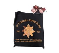 JTOUK Mummy Movie Merch Horror Movie Gift O'Connell Expeditions Est. 1926 Tote Bag Mummy Lover Gift (Connell Tote EU)
