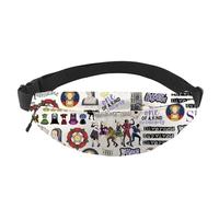 JTOUK Musical Gift Six Musical Inspired Crossbody Waist Pack Musical Queen Gift for Musical Fans
