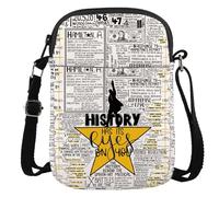 JTOUK Musical Inspired Gift History Has Its Eyes On You Musical Crossbody Bag for Drama Teacher Actor Actress (Eyes On You CR EU)