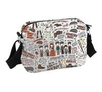 JTOUK Musical Inspired Gift Musical Theatre Gift Musical Crossbody Bag for Theatre Lover (News HKB EU)