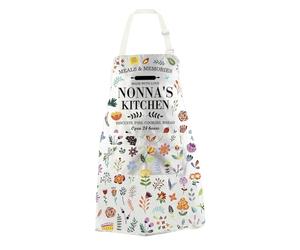 JTOUK Nonna’s Kitchen Apron - Italian Grandma Apron for Mother’s Day (Nonna’s Apron EU)