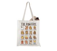 JTOUK Novelty The Office Tv Show Inspired Gift The Pawffice Tote Bag for Fans Fandom Merch (The Pawffice Tote EU)