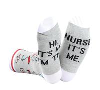 JTOUK Nurse Gift Nurse Week Appreciation Gift Hi It’s Me I’m The Nurse Socks Nursing School Student Graduation Gift (Nurse It’s Me EU)