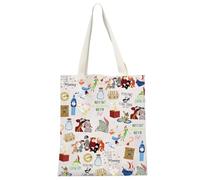 JTOUK Peter Cartoon Movie Merchandise Fairy Tale Gift Magical Kingdom Lover Gift Tote Bag for Fairytale Fans (Peter Tote EU)