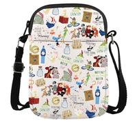 JTOUK Peter Cartoon Movie Merchandise Gift Fairy Tale Gift Magical Kingdom Lover Gift Tote Bag Gift for Fairytale Fans (Peter Pan CR EU)