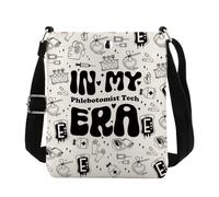 JTOUK Phlebotomist Tech Crossbody Bag New Phlebotomist Gift Phlebotomy Technician Gift (Phlebotomist Tech CB EU)