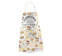 JTOUK Pierogi Crew Kitchen Apron Polish Dumpling Gift Pierogi Maker Gift Polish Gift for Dumpling Lovers (Pierogi Apron EU)