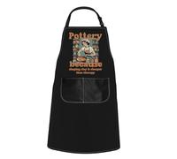 JTOUK Pottery Gift Because Shaping Clay Is Cheaper than Therapy Ceramic Artist Gift Funny Pottery Kitchen Apron (Pottery Apron EU)