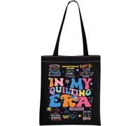 JTOUK Quilting Gift Quilting Project Bag In My Quilting Era Sewing Tote Bag for Quilters Seamstress Tailors Sewing Lover (Quilting Era Tote EU)