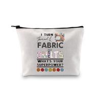 JTOUK Quilting Gift Thread & Fabric Into Quilts Sewing Storage Bag for Quilters Seamstress Tailors Sewing Lover (Into Quilts EU)