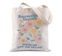 JTOUK Recreational Therapist Tote Bag Future Recreation Therapy Gift Therapist Graduation Gift (Recr Therapy Tote EU)