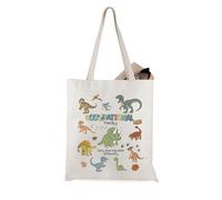 JTOUK Retro Dinosaur Occupational Therapy Tote Bag OT OTA Early Intervention Sensory Gift (Dino Regulates Tote EU)