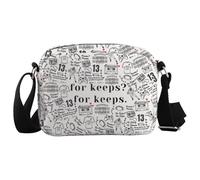 JTOUK Romance Book Inspired Crossbody Bag Tommen College Gift Bookish Gift Tommen Series Gift (For Keep HKB EU)