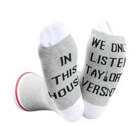 JTOUK Singer Music Album Inspired Gift Socks Music Lover Gift Singer's Merchandise Novelty Socks for Singer Fans (Listen Version EU)