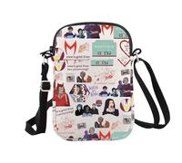 JTOUK Superhero Lover Gift Wanda and Vision Inspired Canvas Tote Bag for Fandom Fans (Wan Pattern CR EU)